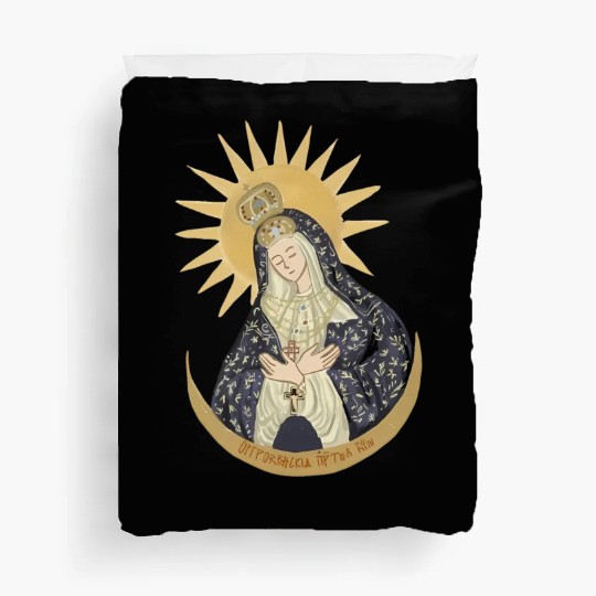 Mary of the Gate of Dawn Catholic Duvet Covers
