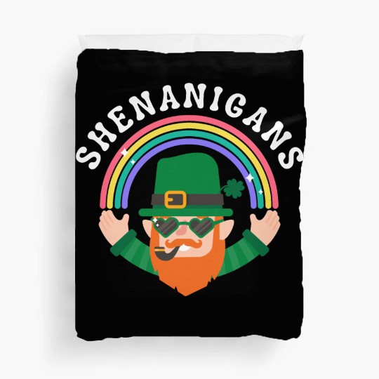 St Patricks Shenanigans St Patricks Day Duvet Covers Duvet Covers