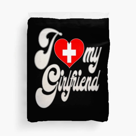 SwitzerlandI Love My Switzerland Girlfriend Duvet Covers