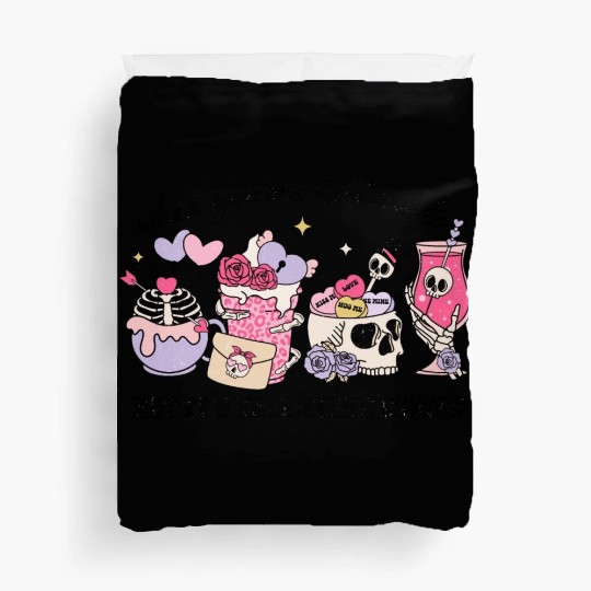 When You're Dead Inside But It's Valentine's Day Duvet Covers