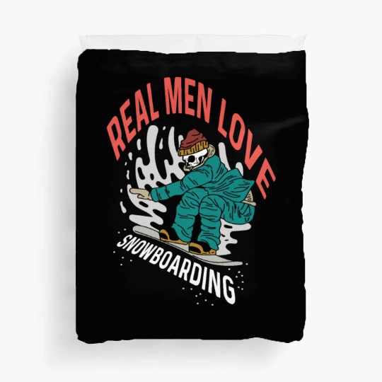 Love Snowboarding Snowboarder Gift Duvet Covers