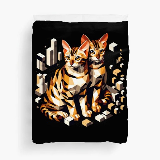 Bengal Kittens Cute Kittys Duvet Covers