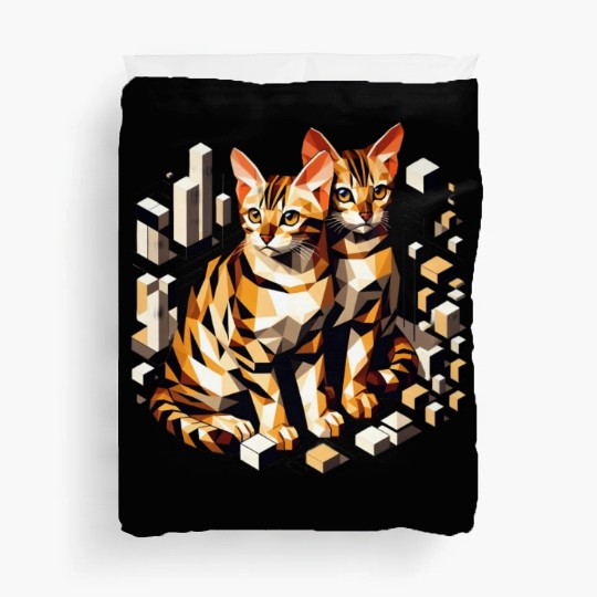 Bengal Kittens Cute Kittys Duvet Covers