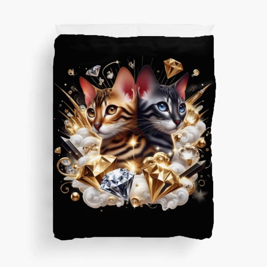 Fabulous Bengal Kittens Duvet Covers
