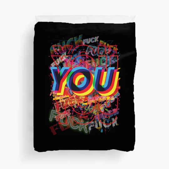 Happy Pop Art Lily Allen Fuck You Very, Very Much Duvet Covers