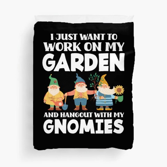 Garden Gardener Gnomes Duvet Covers