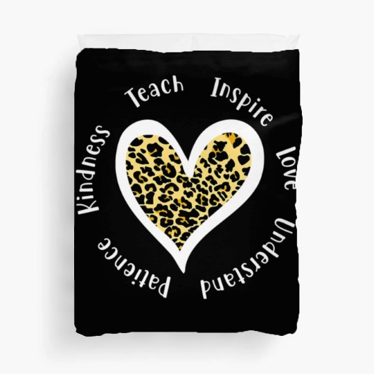 Leopard Print Teacher Duvet Covers