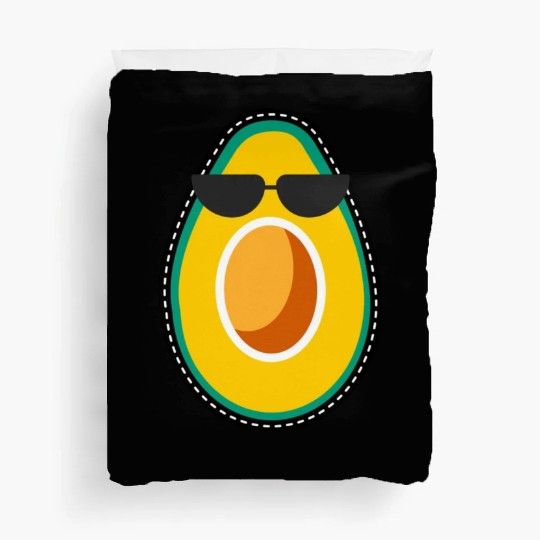 Funny Avocado Face Duvet Covers