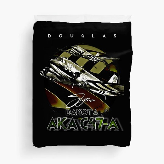 Douglas AKA C-47 Dakota Skytrain Military Version Duvet Covers