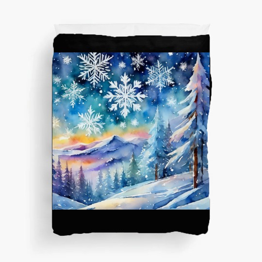 "Winter Warmth Essentials: Duvet Covers, Tees, & Cups