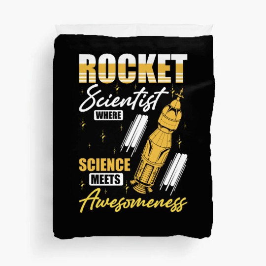 Space Engineer Rocket Scientist Awesomeness Duvet Covers