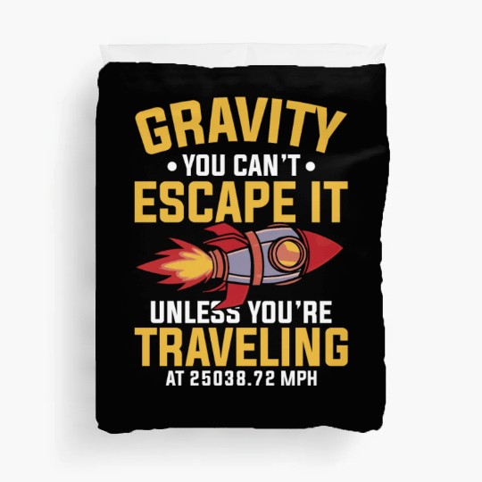 Space Engineer Rocket Scientist Aviation Duvet Covers