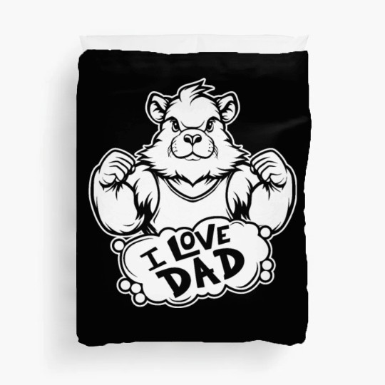 Guinea Pig Cavy I Love Dad Duvet Covers