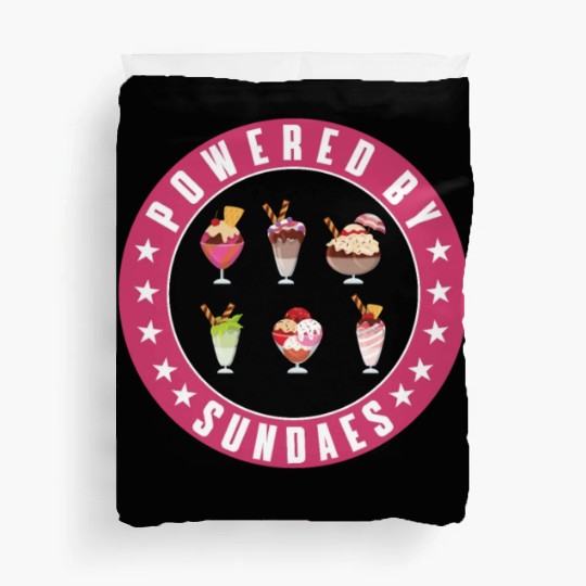 Powered By Sundaes Duvet Covers
