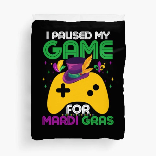 Game Lover Mardi Gras Celebration Duvet Covers