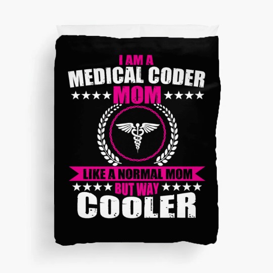 Medical Coder Mom Duvet Covers