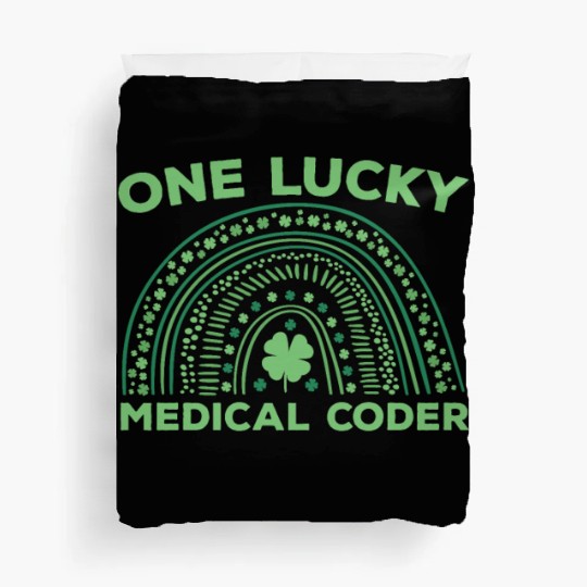 Medical Coder St.Patrick's Day Duvet Covers