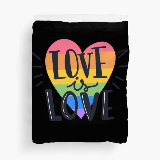love is love Duvet Covers