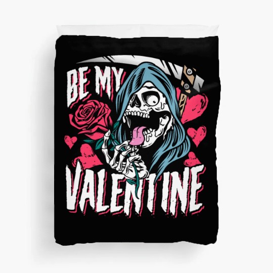 Be my valentine | love feast day Duvet Covers