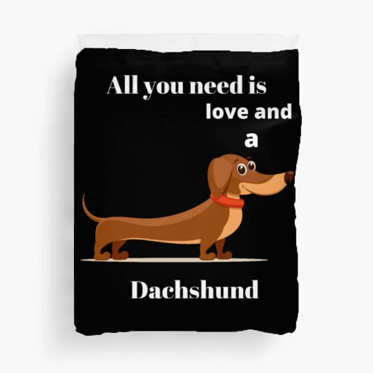 Dachshund Dog Lover, Gog Mom, Dog Dad Duvet Covers