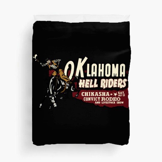 Vintage Convict Rodeo Oklahoma Duvet Covers