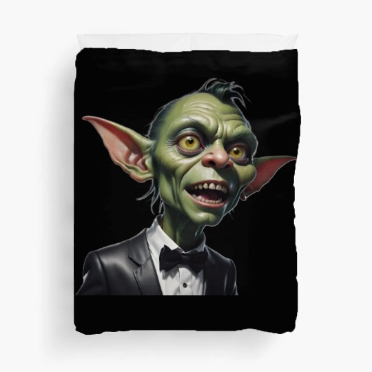Green Goblin with Tuxedo Duvet Covers