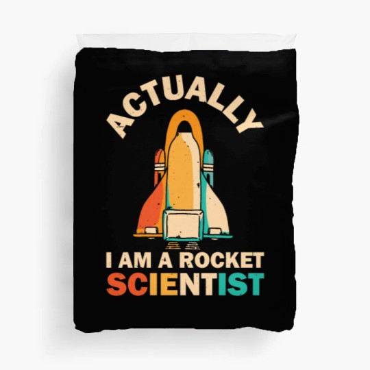 Retro Rocket Scientist Space Shuttle Duvet Covers