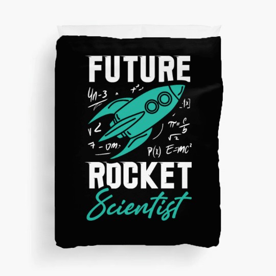 Rocket Scientist Future Mathematician Racket Duvet Covers