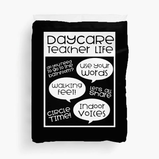 Daycare Teacher Gift Daycare Provider Gifts Duvet Covers