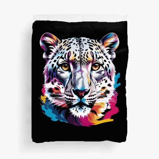 Snow leopard Duvet Covers