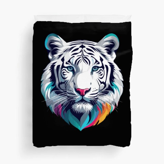 Bengal White Tiger Duvet Covers