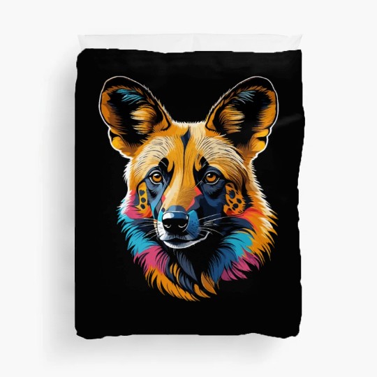 African wild dog Duvet Covers