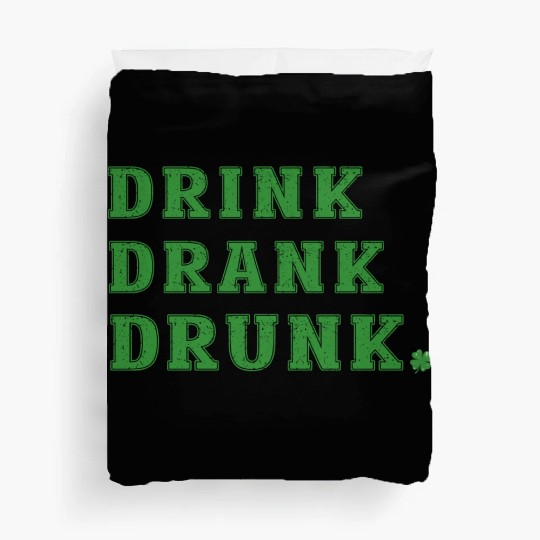 Funny St. Patty's Day Drinking Duvet Covers