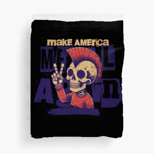 Metal Revival American Spirit Duvet Covers