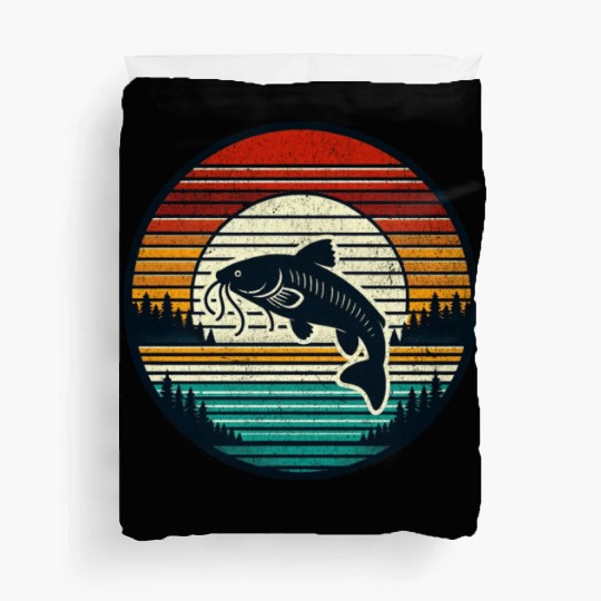 Flathead Catfish Fishing Duvet Covers