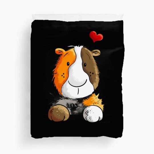 Happy Rosettes Guinea Pig Gift For Rodent Friends Duvet Covers