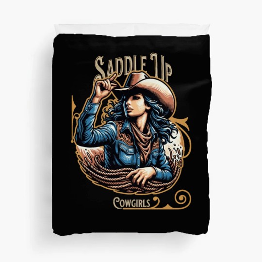 Saddle Up Cowgirls Duvet Covers