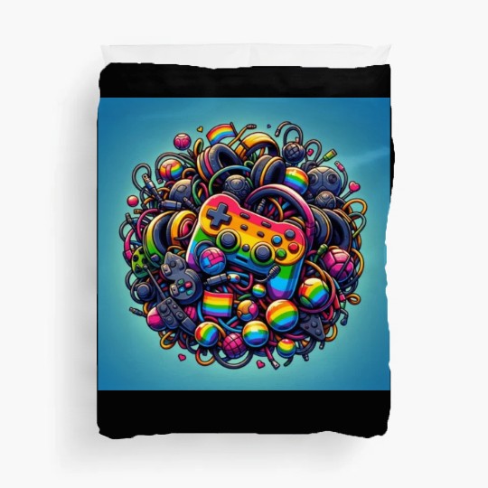 Controller Lovefest Gaymer Duvet Covers