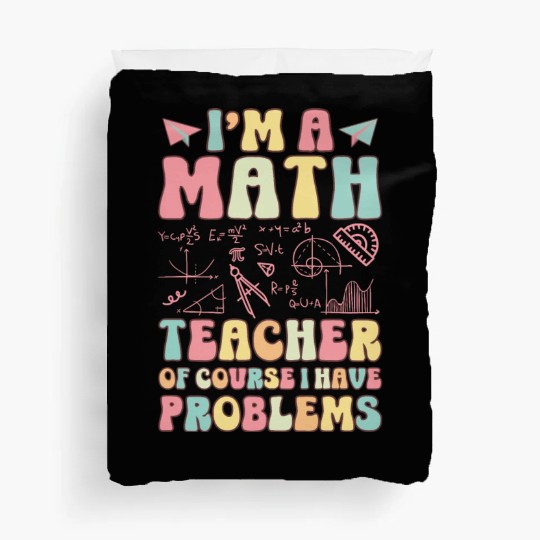 Groovy School Teacher Duvet Covers