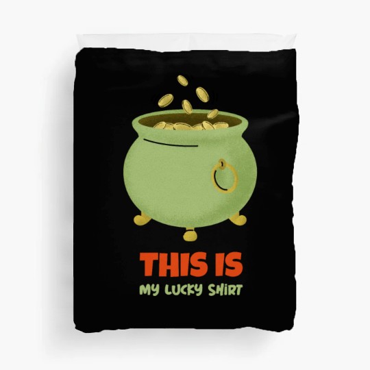 St. Patrick's Day - Pot of Gold Duvet Covers