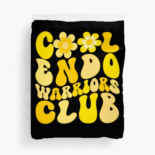 Cool Endometriosis Warriors Club Duvet Covers