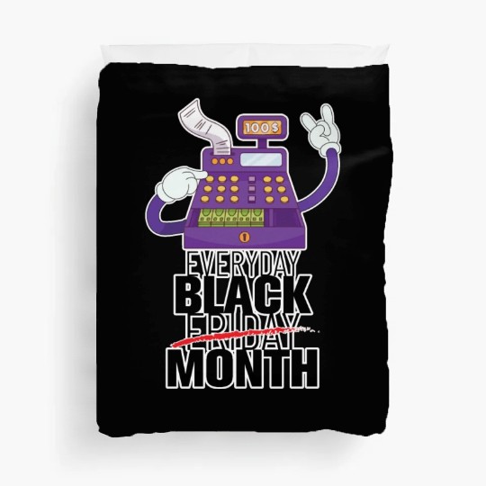 Everyday Black Friday Month Duvet Covers