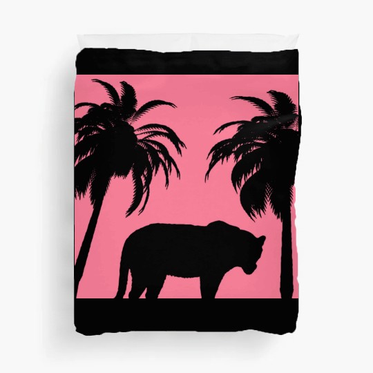 pink jungle Duvet Covers