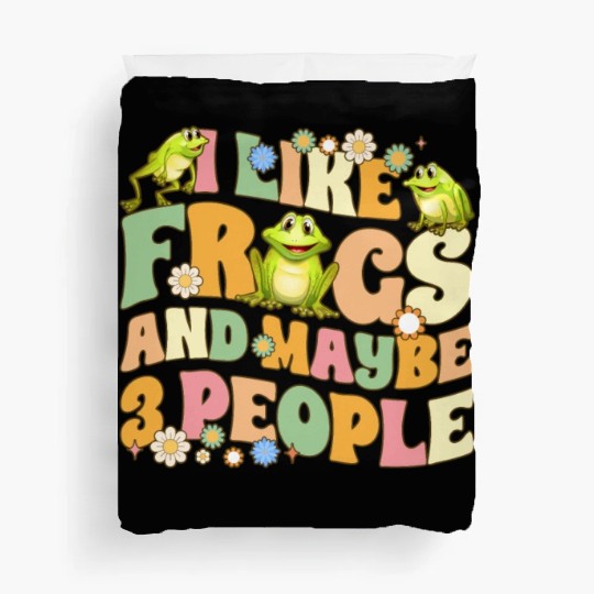 Groovy Frog Lovers Duvet Covers