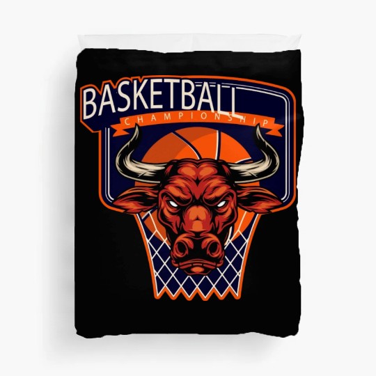Fierce Bull Basketball Championship Duvet Covers