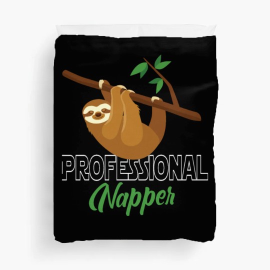 Professional Napper Sloth Sloth Sleep Duvet Covers