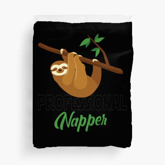 Professional Napper Sloth Sloth Sleep Duvet Covers