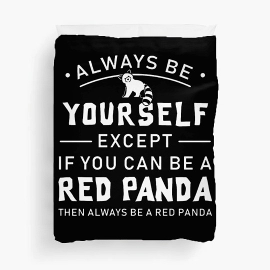 Cute Red Panda Gift Panda Lover Christmas Duvet Covers