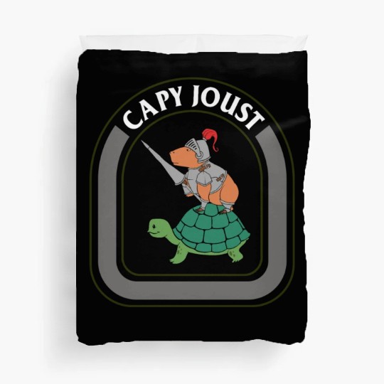 Capybara Duvet Covers, Capy Joust Duvet Covers, Gift For Joust