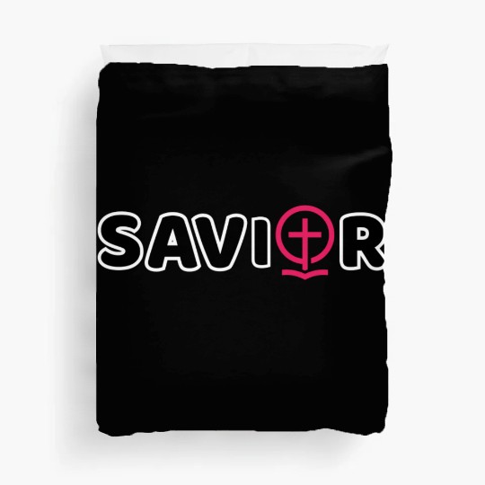"Redeemer: Embrace the Savior Jesus Christ" Duvet Covers